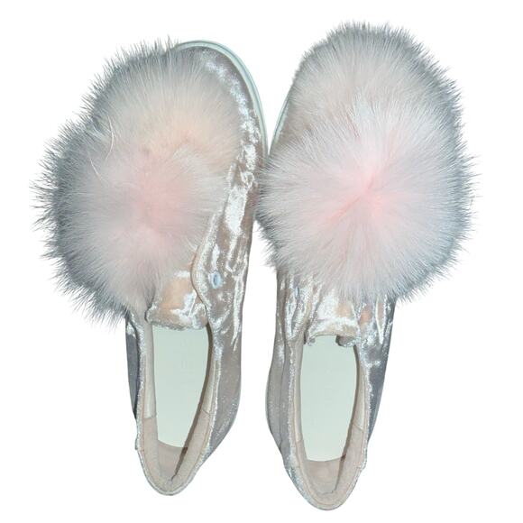 Here/Now pink pom Pom sneakers - size 37/7 - N16 - Picture 11 of 12